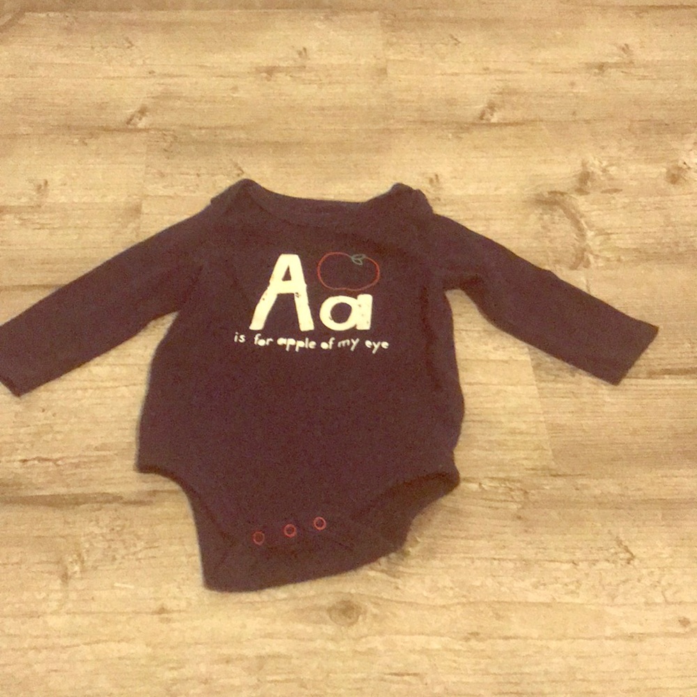 A long sleeve onesie.